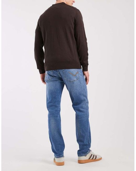 Only & Sons Blue Weft Regular Fit Jeans for men