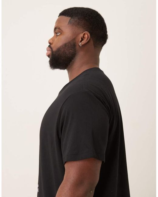 Polo Ralph Lauren Black Big & Tall Holiday Bear Print T-shirt Classic Fit for men