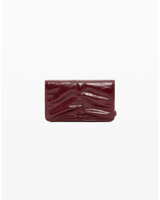 Desigual Red Small Shiny Bow Wallet