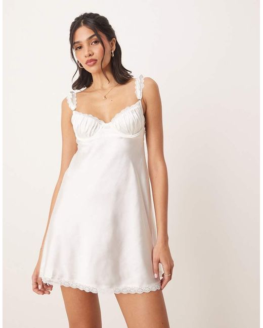 KAT THE LABEL White Celeste Slip