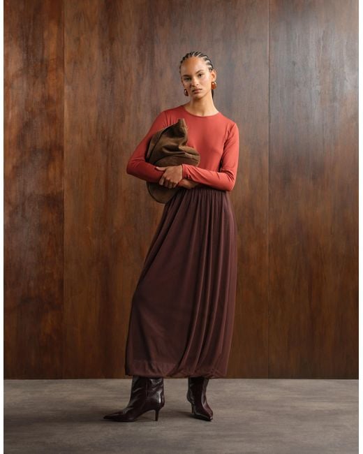 ASOS Brown – maxirock