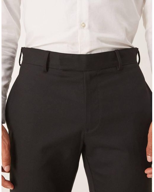 Pantalones De Vestir Negros De Corte Pitillo De ASOS de hombre de color Black