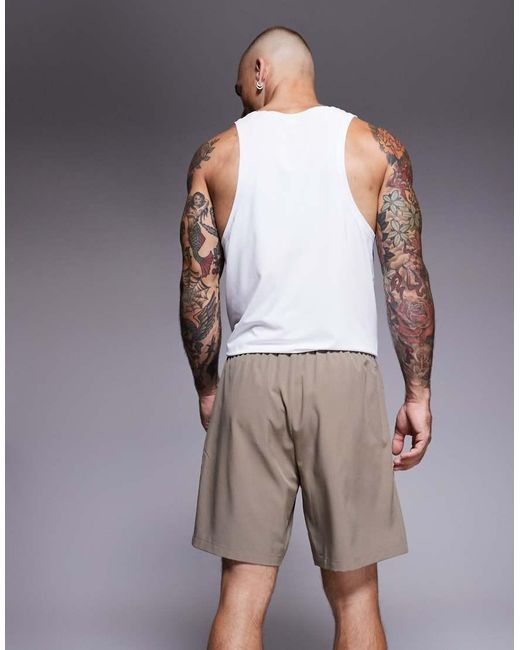 4505 Natural Icon 7 Inch Quick Dry Training Shorts With Zip Pockets for men