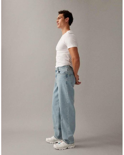 ASOS Blue baggy Jeans for men