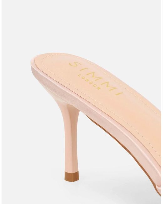 SIMMI Natural Fiorella Mules