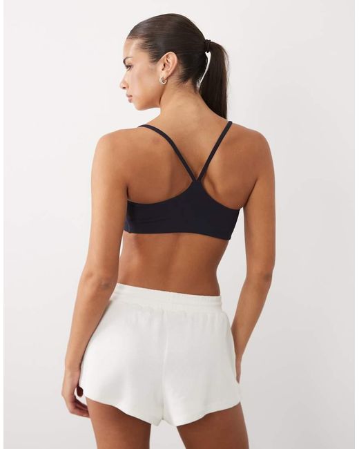 ARKET Blue Mix And Match Soft Stretch Sports Bra