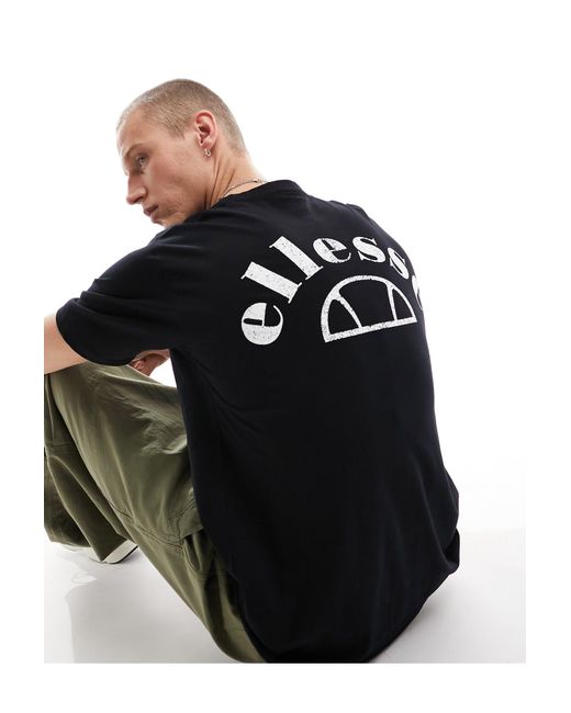 Chandres - t-shirt avec logo imprimé au dos Ellesse pour homme en coloris Black