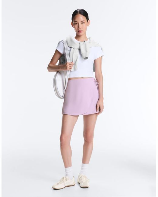 Oysho Red Comfortlux Crossover Skirt