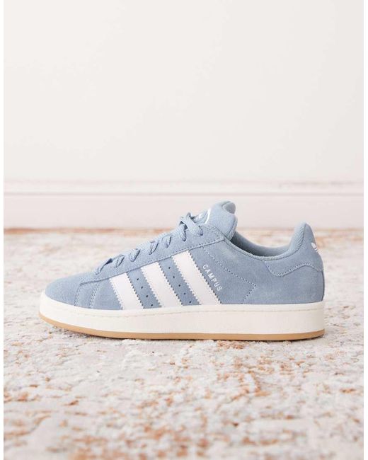 Zapatillas De Deporte Y Blancas Con Suela De Goma Campus 00S De Adidas Originals de color Blue