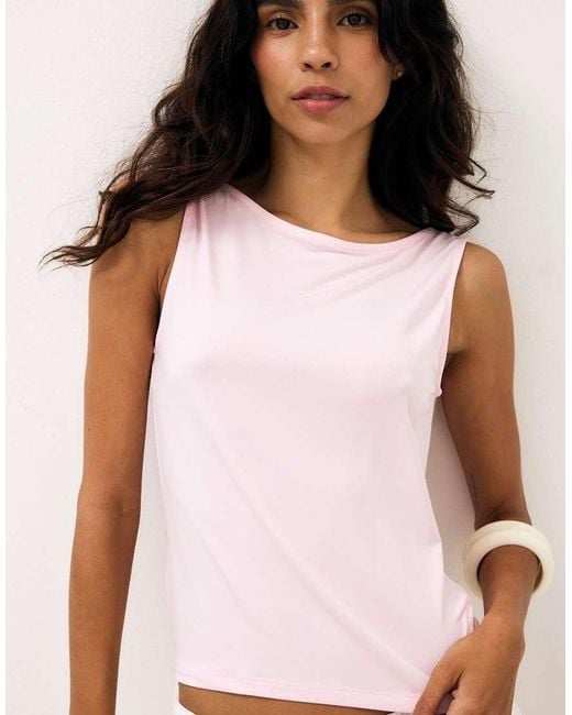NA-KD Natural Twist Back Top