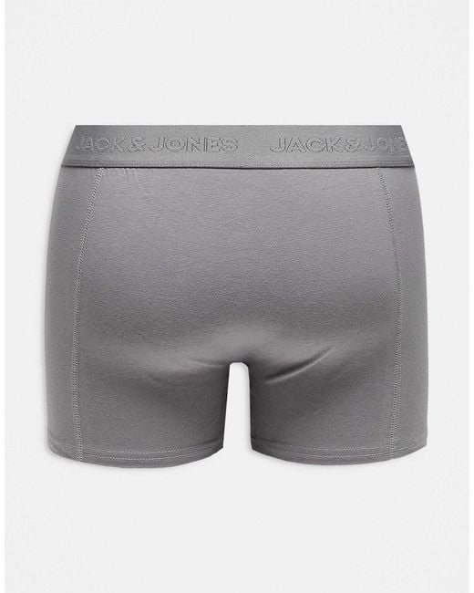 Jack & Jones Blue 3 Pack Trunks for men