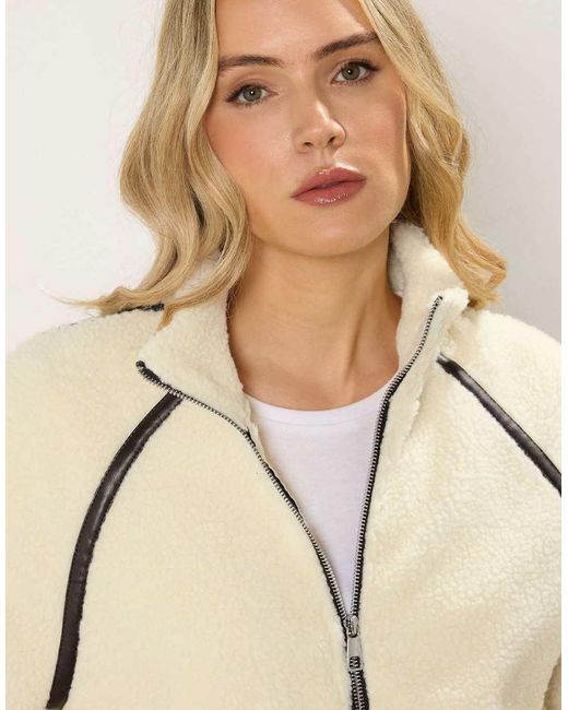 Long Tall Sally Natural Fleece Jacket