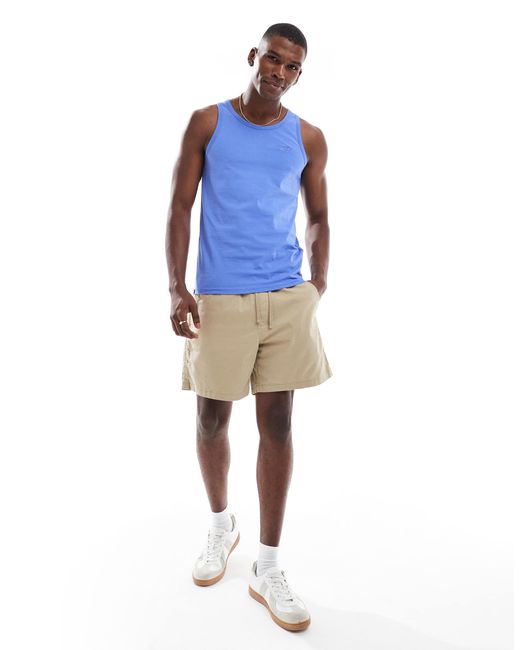 Superdry – essential – trägertop in Blue für Herren