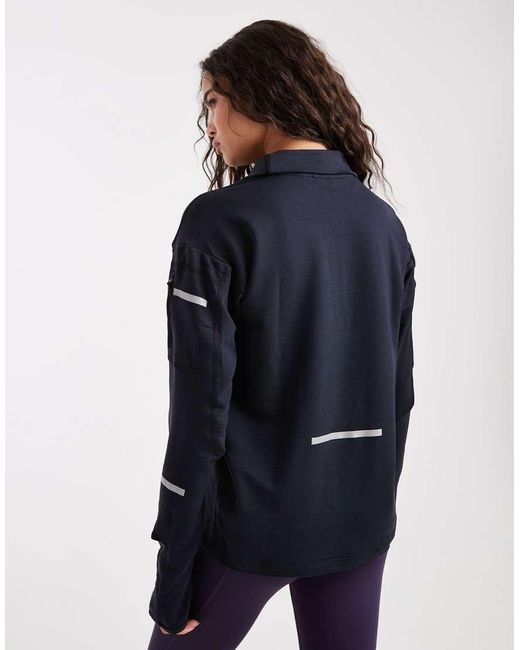Adidas Originals Blue Adi365 Running Climawarm+ Half-Zip