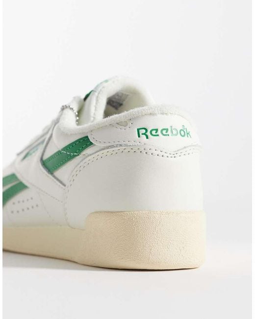 Reebok Green Freestyle Lo Womens Trainers