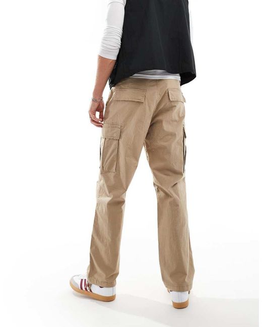Only & Sons Natural Loose Fit Cargo Trouser for men