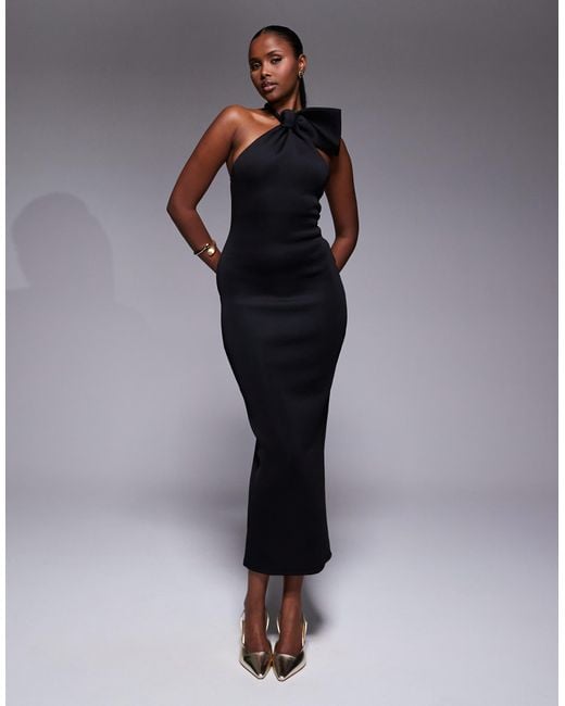 ASOS Blue – geformtes maxikleid