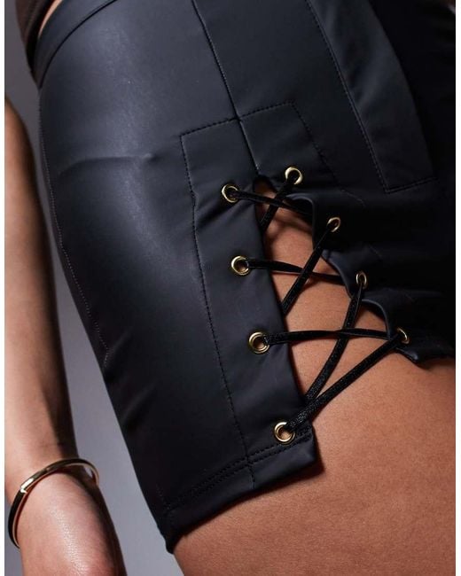 Ann Summers Black Limelight Lover Pu Short