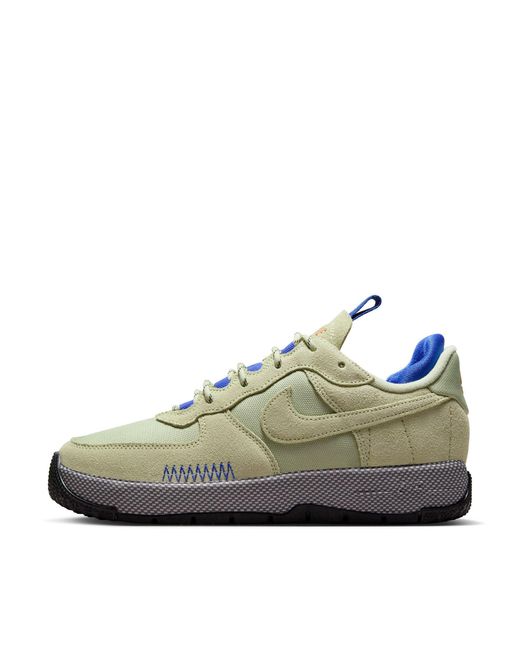 Nike Green Air Force 1 Wild Sneakers