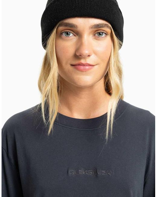 Quiksilver Blue Essential Long Sleeve T-Shirt