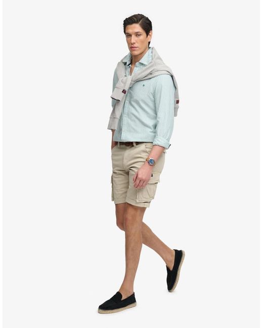 Superdry White Core Cargo Shorts for men