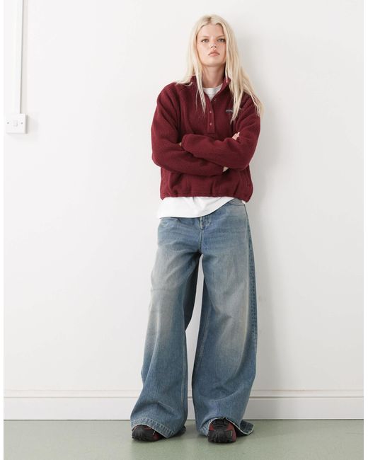 Jasper ridge - polaire texturée à boutons-pression - bordeaux Columbia en coloris Red