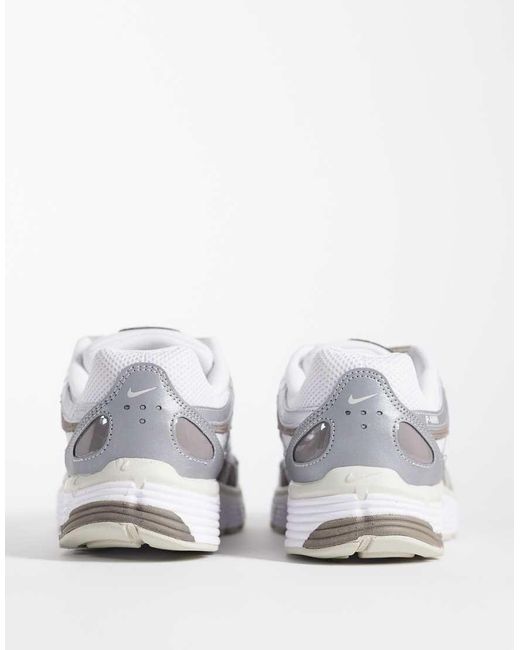 Nike White P-6000 Trainers