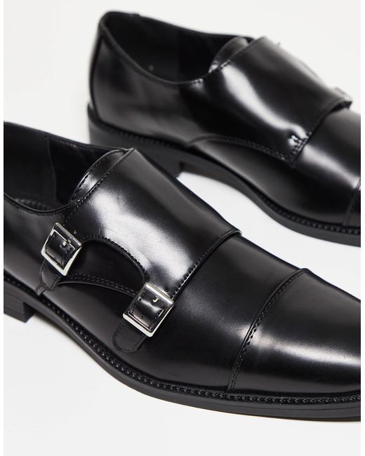 ASOS Black Monk Dress Shoes for men