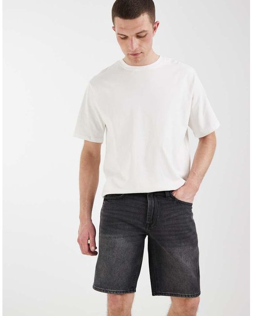 Blend Natural Denim Slim Fit Shorts for men