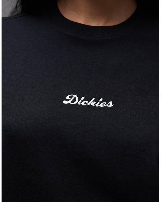 Dickies Black Wellsville Boyfriend T-shirt