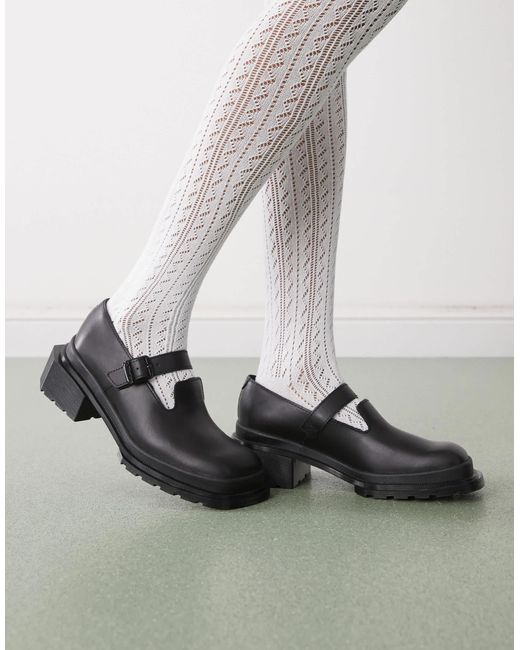 Martens Women's Black Maybole Mary Janes Shoes