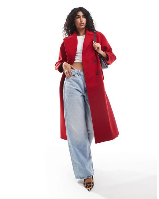 Stradivarius Red – weicher oversize-mantel