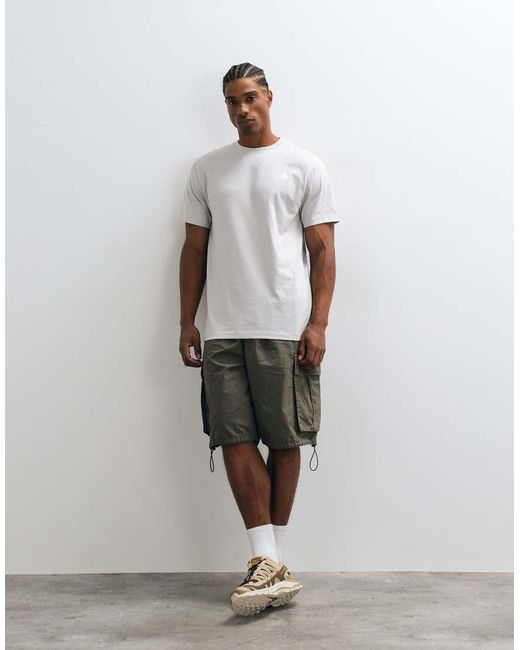The North Face White Evolution Box Nse Short Sleeve T-Shirt for men