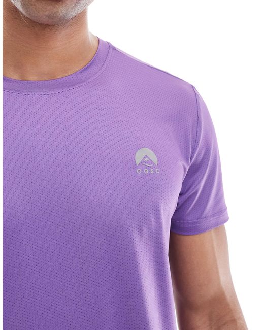 OOSC – elite – sport-t-shirt in Purple für Herren