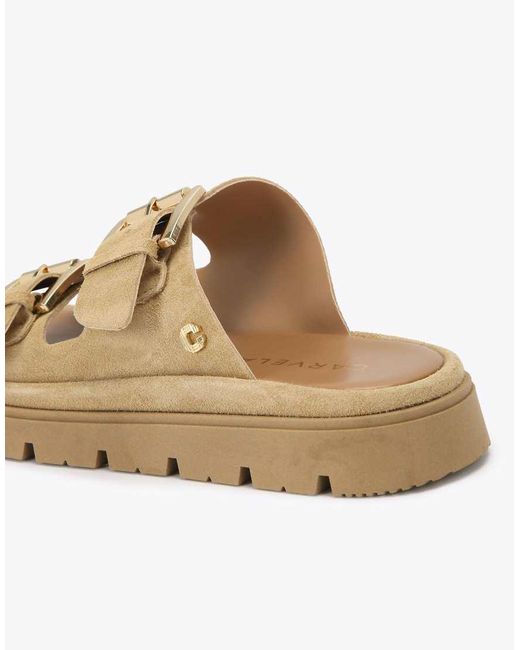 Carvela Kurt Geiger White Pavilion Flat Sandals