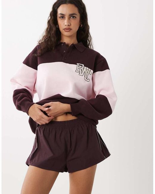 Cotton On Purple Active Panelled Woven Short