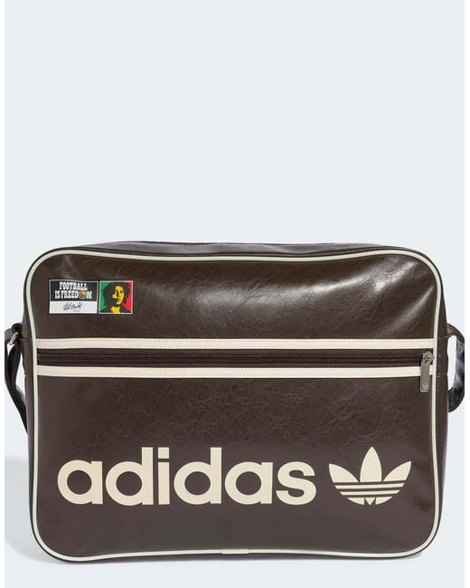 Adidas Originals Black Bob Marley Airliner Shoulder Bag