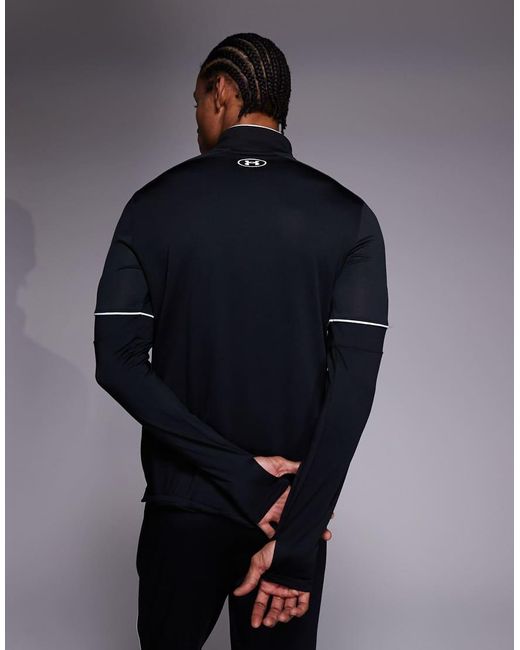 Under Armour Blue Challenger Training Quarter-Zip Top for men