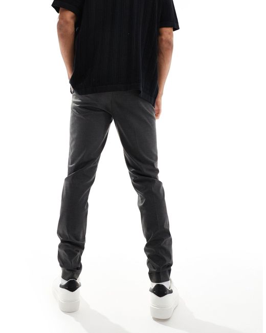 ASOS Black Smart Skinny Fit Suit Pants for men