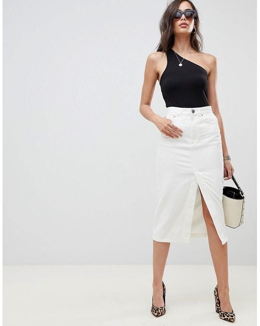 White jean cheap skirt canada