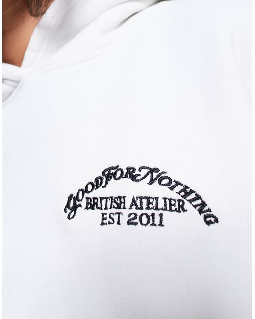 Good For Nothing Gray – cropped-kapuzenpullover