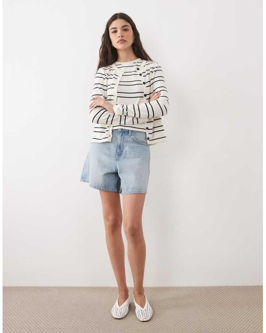 ASOS White Fine Knit Tank Top Co-ord