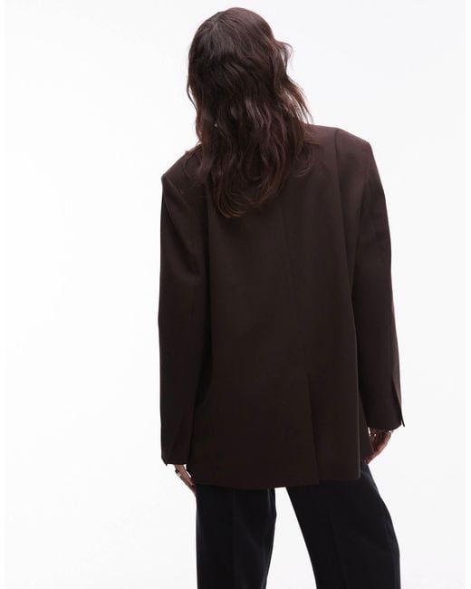 ARKET Brown Wool Tailored Blazer