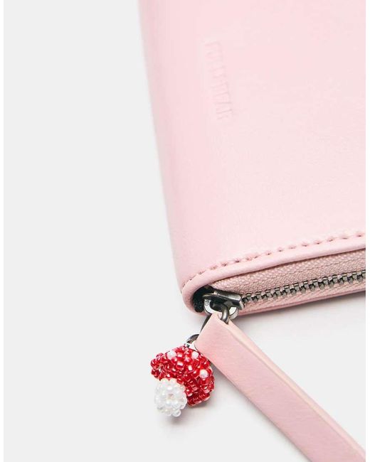 Pull&Bear Pink Embellished Purse