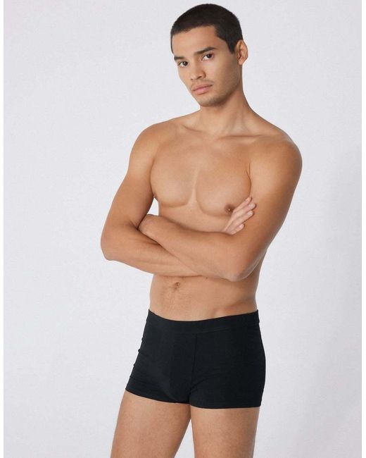 Tezenis Black Stretch Cotton Boxers for men