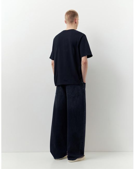 Pull&Bear – 2er-pack basic-t-shirts in Black für Herren