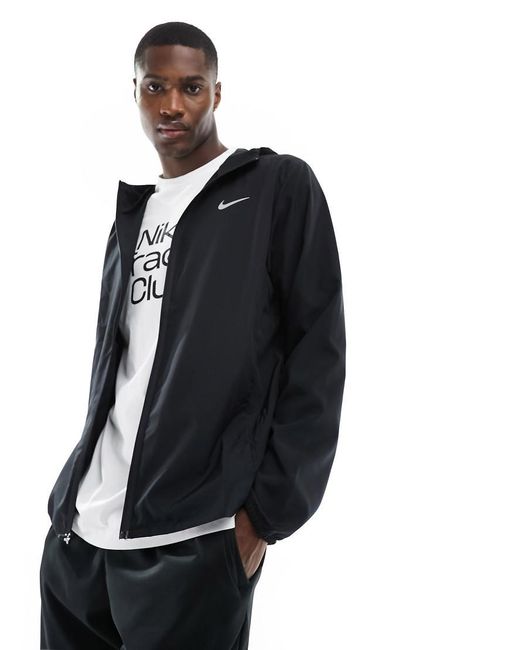 Nike Black Versality Dri-fit Form Hooded Jacket for men