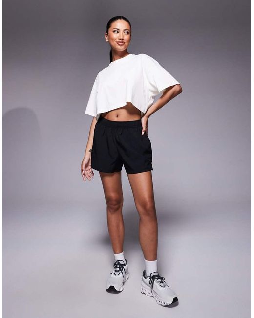 4505 Blue Icon Heavyweight Cotton Cropped T-shirt With Quick Dry Finish
