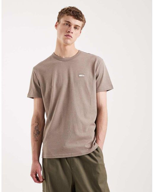Tommy Hilfiger Natural Badge Logo T-Shirt for men