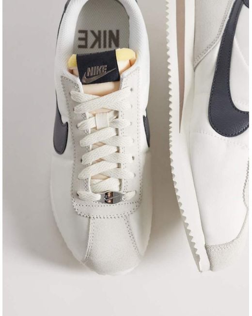 Nike Natural Cortez Suede Trainers